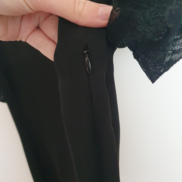 Alannah Hill Black Blouse Size 8 - Picture 5 of 8